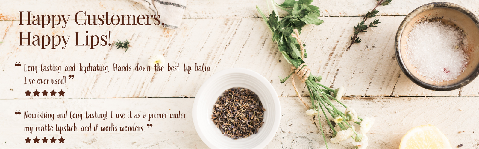 Lip care testimony approved