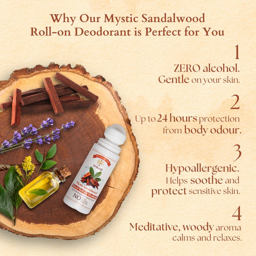 Mystic Sandalwood Roll-On Deodorant - Image 4